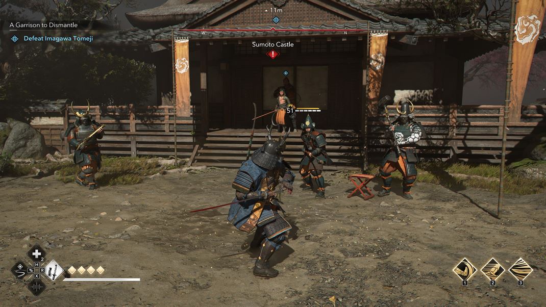 Assassin Creed: Shadows - Claws of Awaji Autori silnmi nepriatemi neetrili.