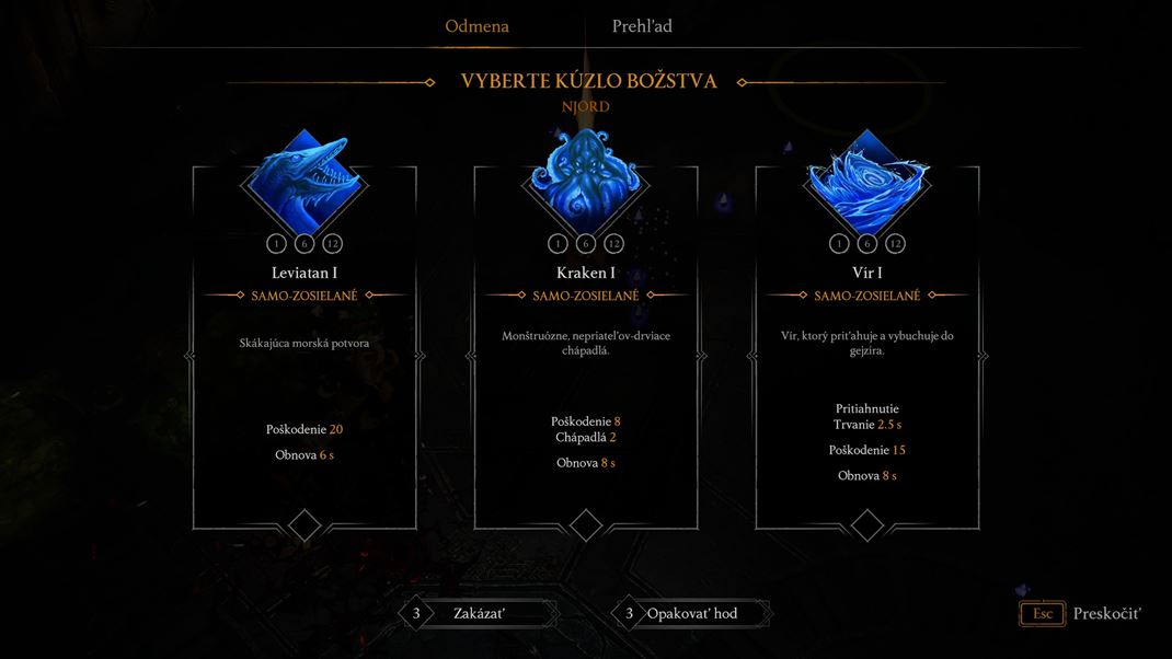 Jotunnslayer: Hordes of Hel Budete si asto priamo poas akcie vybera nov niiv kzla.