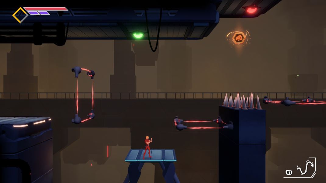 Space Adventure Cobra - The Awakening asto budete lozi po stench, skka a pouva rzne ploiny.