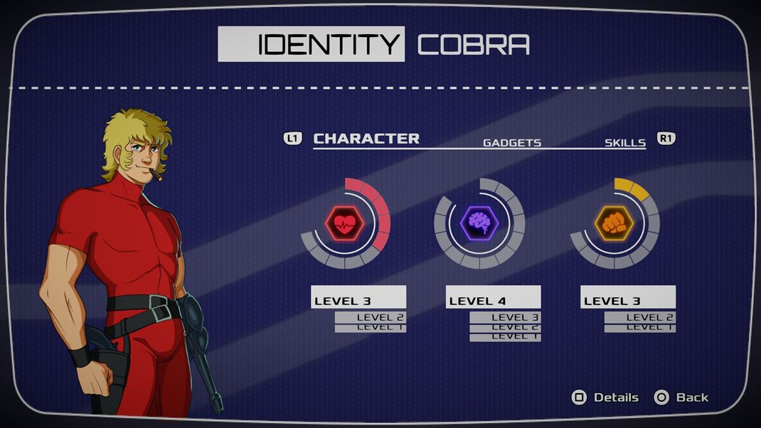 Space Adventure Cobra - The Awakening Cobru mete aj vylepova, ke vyzbierate potrebn fragmenty.