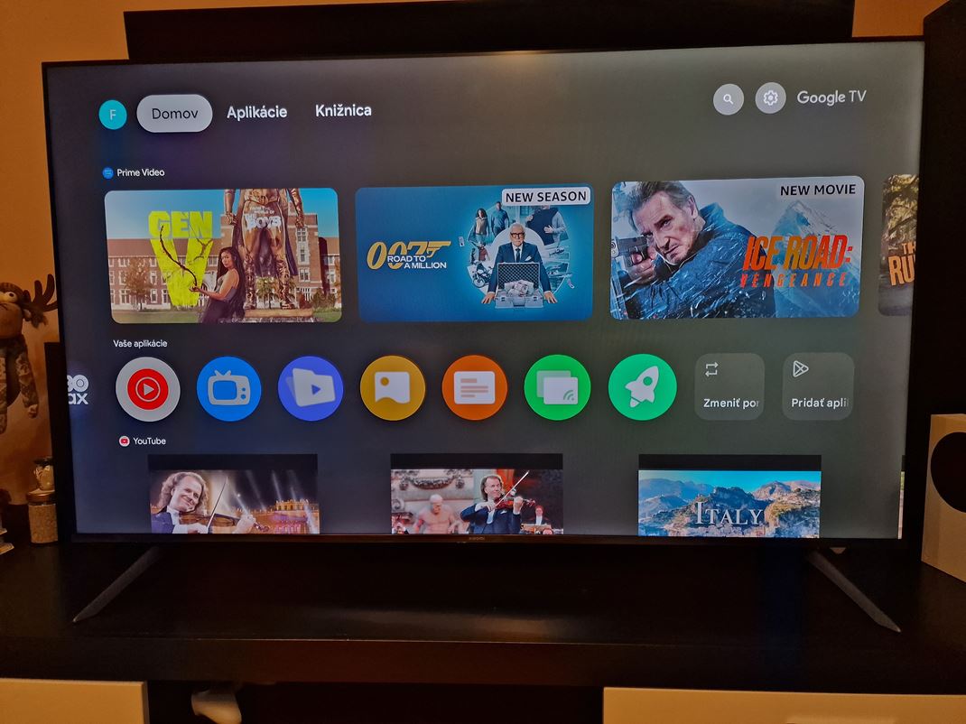 65'' Xiaomi TV A Pro Xiaomi pouva Google TV.