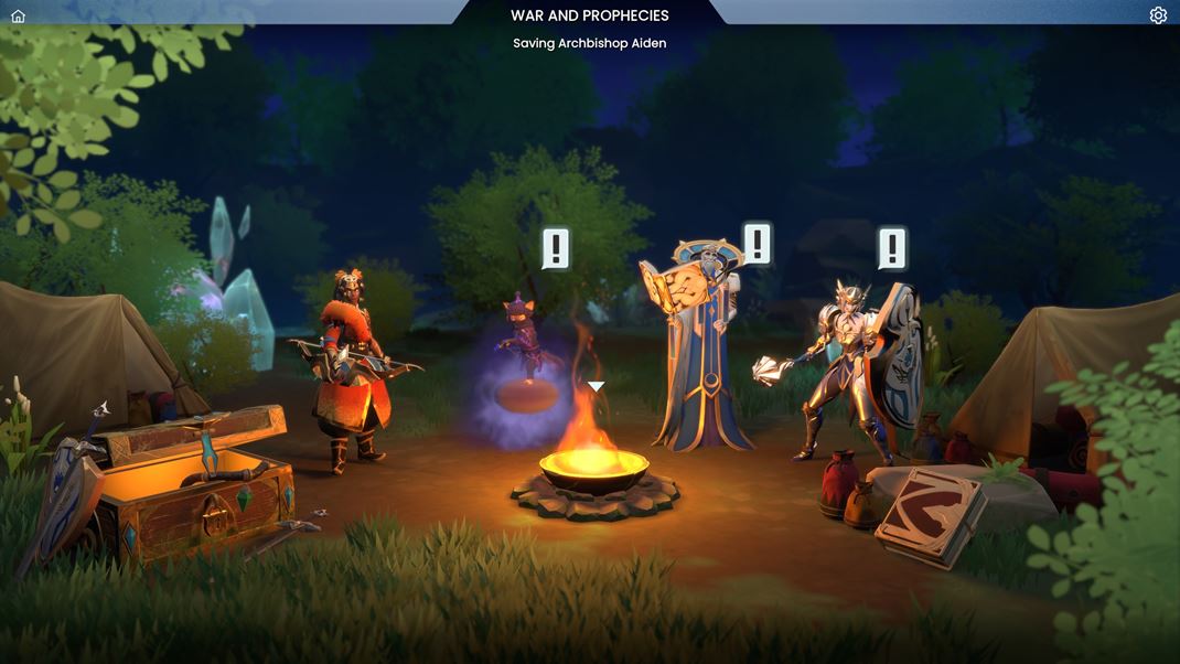 Skygard Arena V tbore pri ohnisku si mete ta rozhovory, inak sa tam vbec ni nedeje.