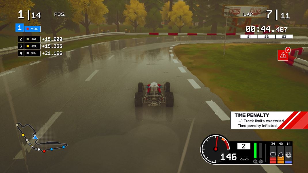 Formula Legends Napriek kreslenmu vizulu autori nezabudli na efekty.