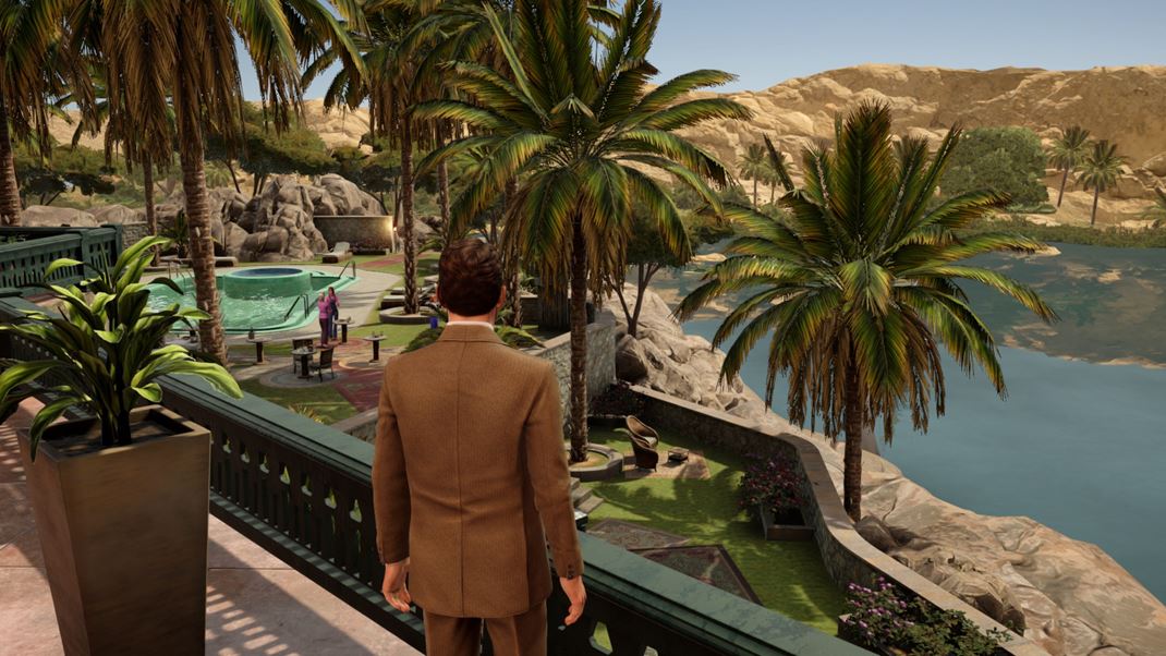 Agatha Christie: Death on the Nile Prostredie je dostatone exotick, ale, ia, striktne obmedzen.