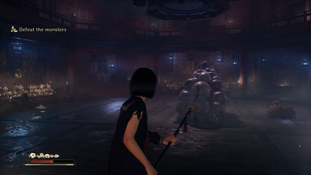 Silent Hill f Naginata je zaujmav zbra vhodn na takto obludy.