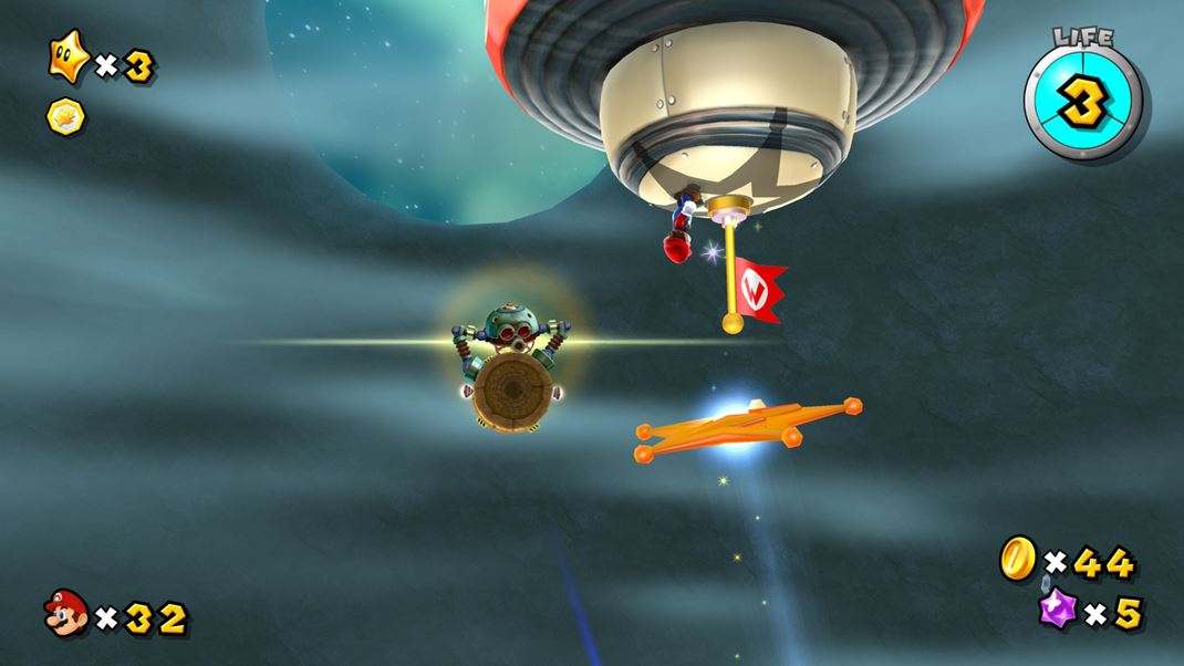 Super Mario Galaxy + Super Mario Galaxy 2 Hra stiera rozmery medzi tm, o je hore a o dole