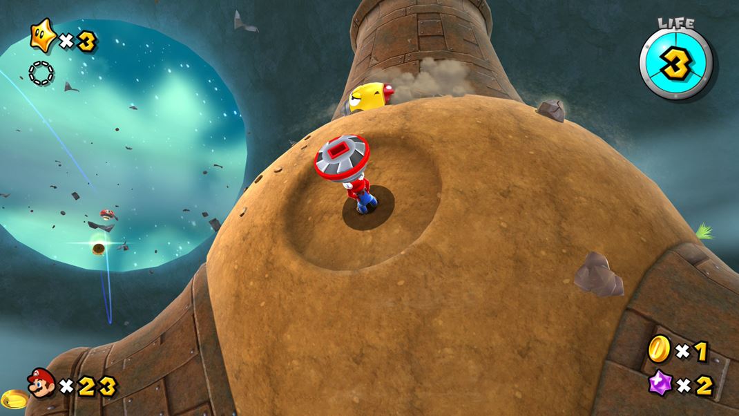 Super Mario Galaxy + Super Mario Galaxy 2 Do rk dostanete rzne itemy aj power-upy