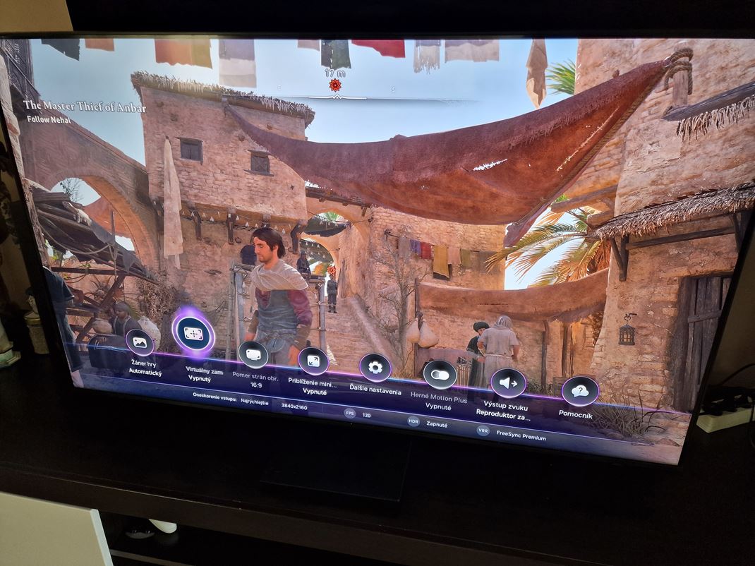 Samsung 55'' QN70 - Neo QLED TV Nechba hern menu.