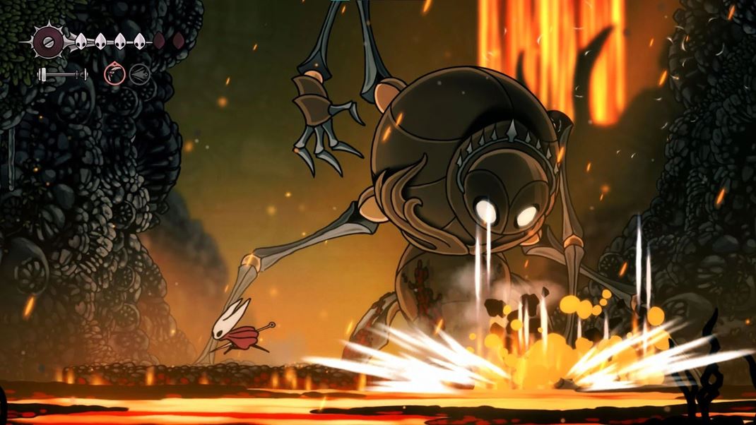 Hollow Knight: Silksong Bossovia bud nron.