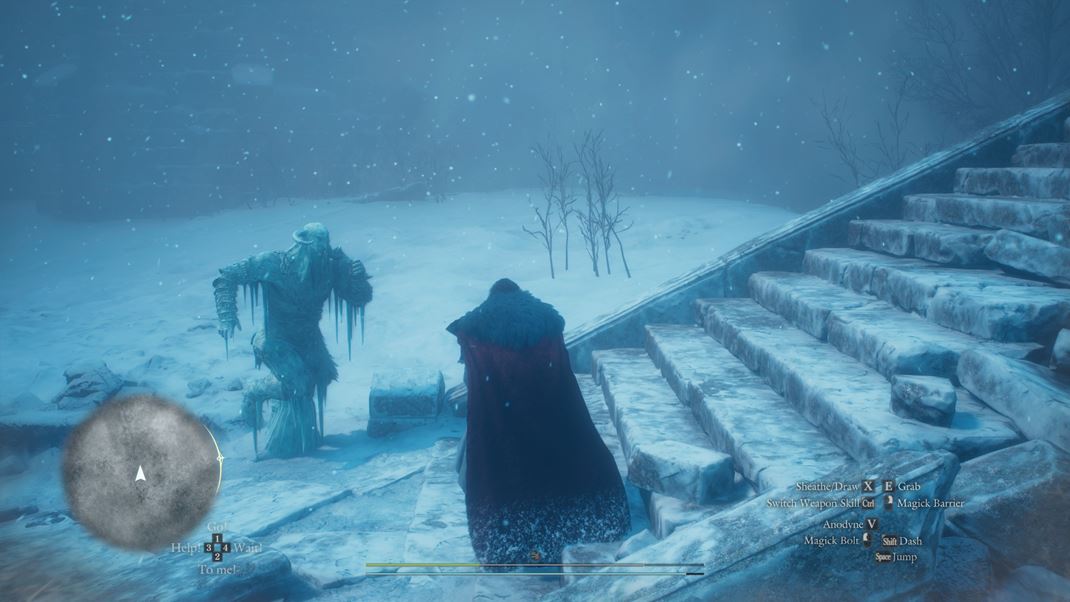 Dragon's Dogma 2: Dark Arisen Mrazivá krajina je plná nástrah.