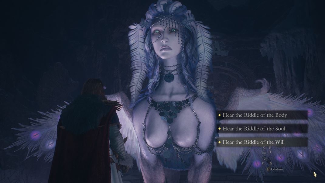 Dragon's Dogma 2: Dark Arisen Asi neprekvapí, �e Sfinga hovorí v hádankách. Kam to povedie?