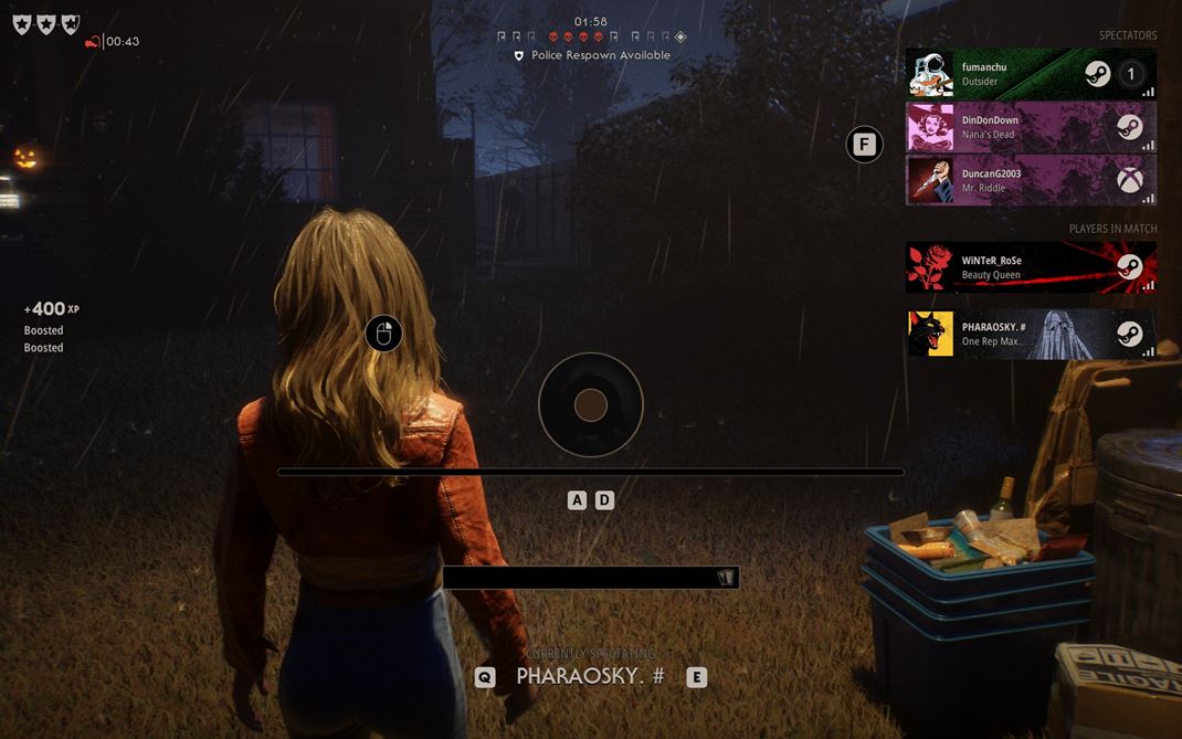 Halloween: The Game Po úspe�nom úteku si viete zahra� minihry alebo sa prestrojíte za policajta.