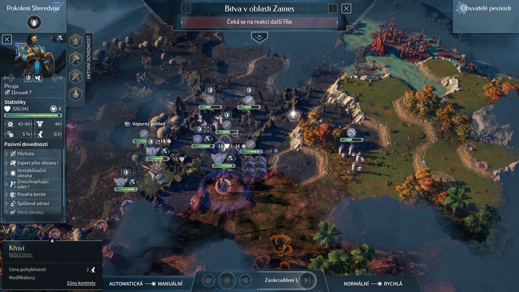 Endless Legend 2 Skúste poveda�, ktoré jednotky sú priate�ské a ktoré nepriate�ské.