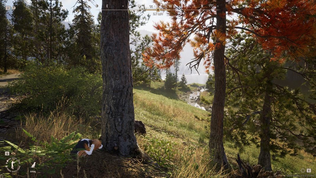 Way of the Hunter 2 Pes sa �kriabe za uchom, ja sa obzerám, lebo som sa znovu stratil, ale aspo� sa vykúpem v jazere. Ramona approved.