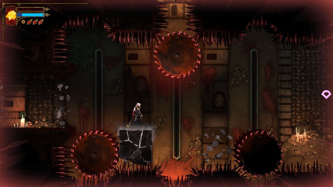 Castlevania: Belmont's Curse Niektoré úseky sú mimoriadne náro�né a vy�adujú ve�kú trpezlivos� a �asto ve�a pokusov.