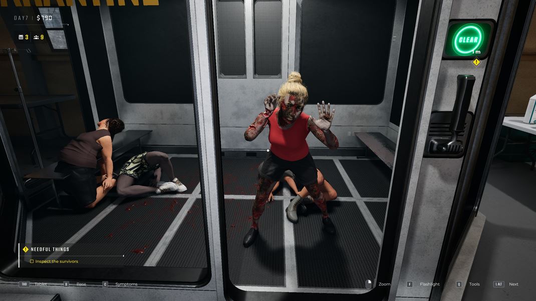 Quarantine Zone: The Last Check Do karant�nnej miestnosti sa umiest�uj� neur�it� pr�pady a ob�as to skon�� takto.