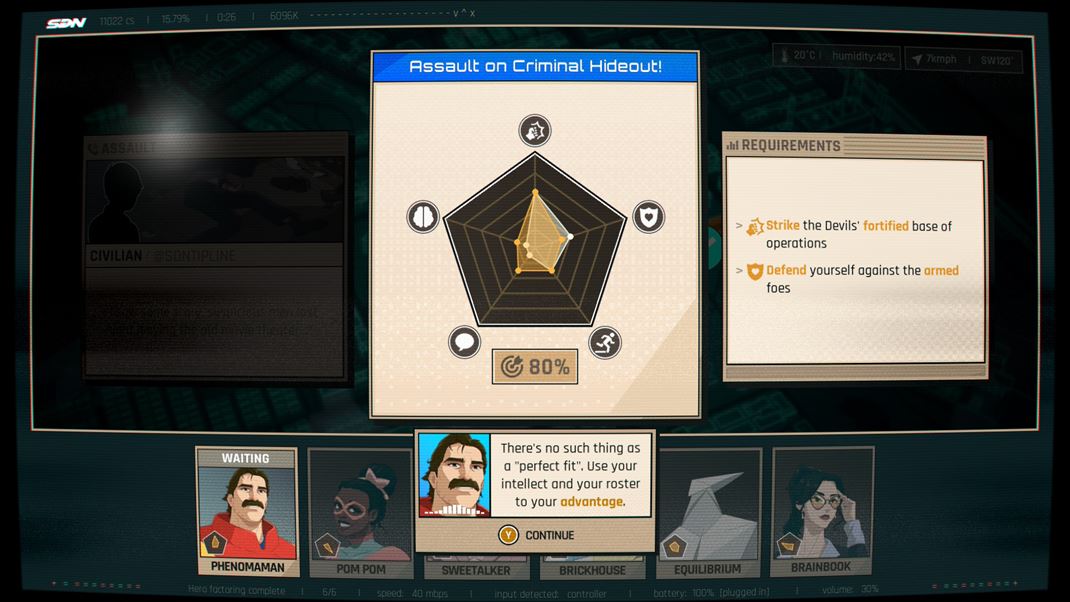 Dispatch Postupne budete vylep�ova� vlastnosti svojich hrdinov