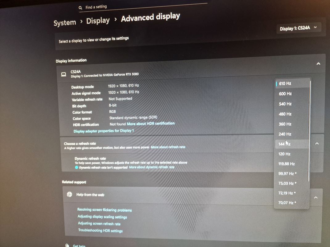 AOC AGON PRO CS24A - CS monitor