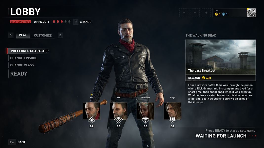 World War Z x The Walking Dead Negan je frajer, ale do zvolenej zostavy trochu nepasuje.