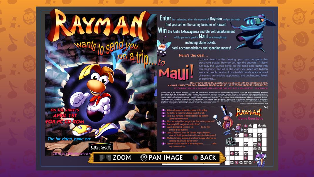 Rayman: 30th Anniversary Edition Marketing hier bol kedysi na �plne inej �rovni