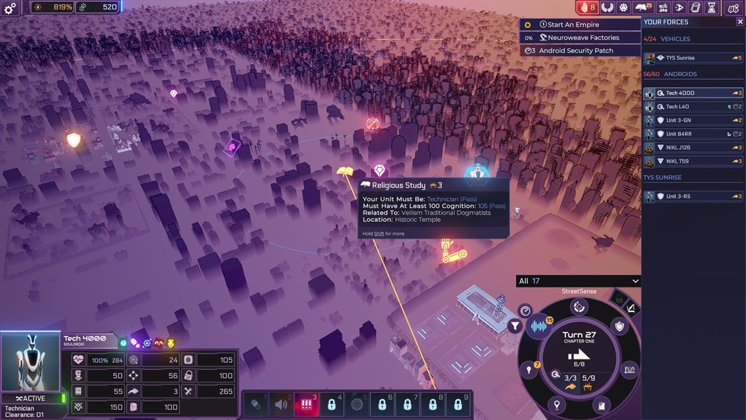 Heart of the Machine S filtrami uvid�te k���ov� miesta v meste. Na jednotliv� �kony mus� by� plne vyhovuj�ci android.