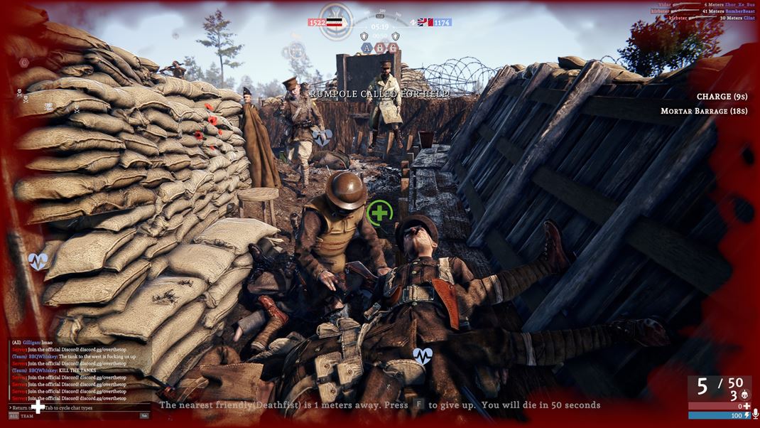 Over The Top: WWI Niekedy je to poriadny masaker a ani nestihnete o�ivova� spolubojovn�kov.