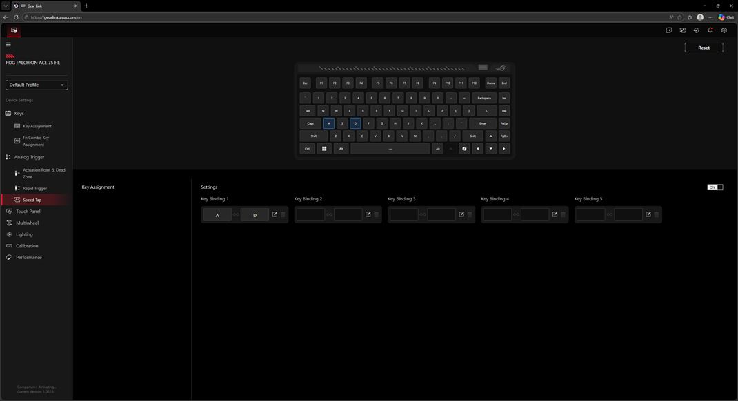 ROG Falchion Ace 75 HE 