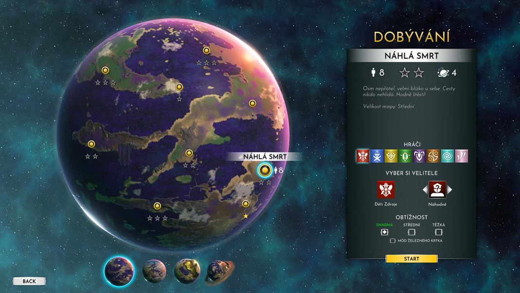 Heroes of Science and Fiction Je �koda, �e dob�janie plan�t je vlastne len s�ria (�al��ch) samostatn�ch scen�rov.