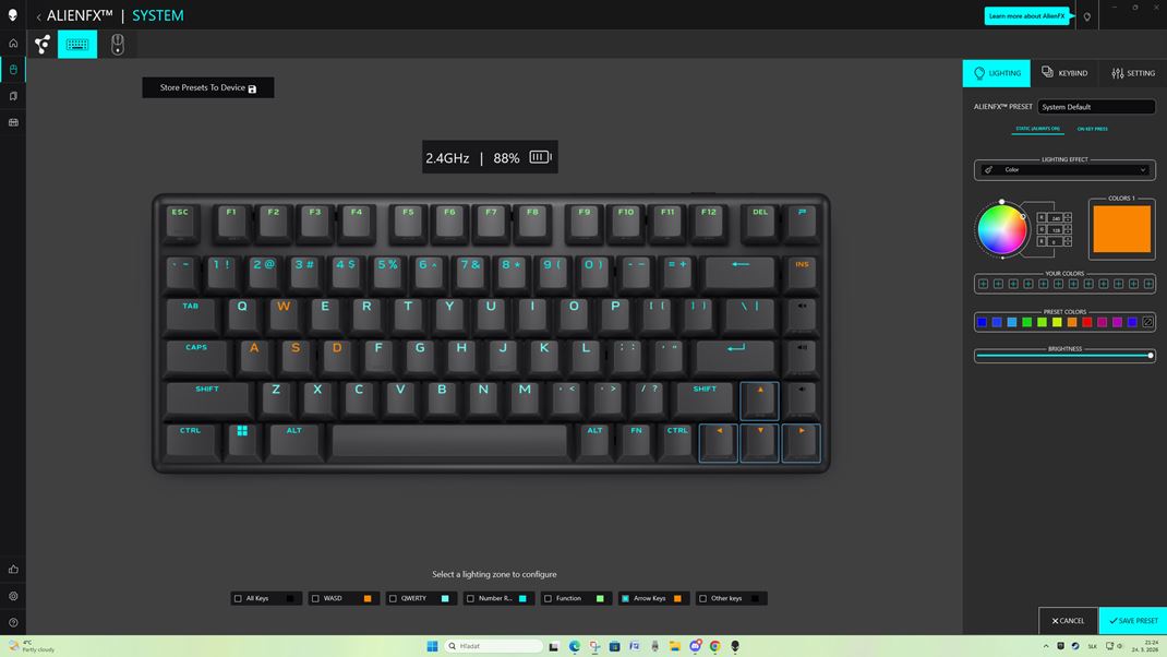 Alienware Pro Wireless Gaming Keyboard 