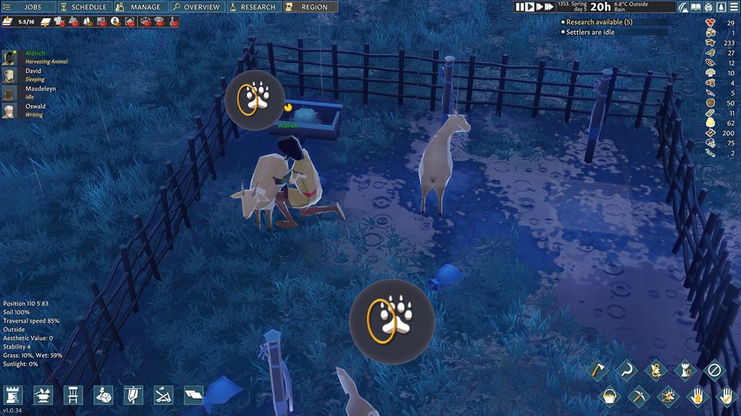 Going Medieval Dojenie aj in� �innosti sa osadn�ci postupne u�ia a zlep�uj� sa v nich.