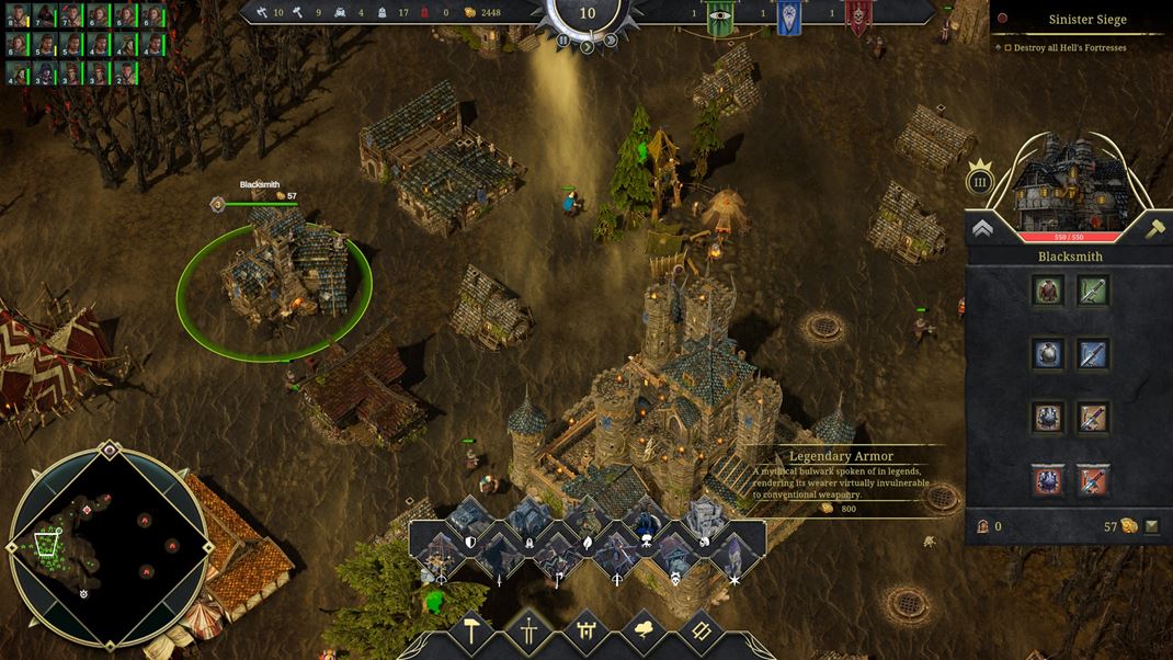 Crown of Greed Kov�� m� s�ce len obmedzen� sortimentnt zbran� a brnen�, ale hrdinom evidentne pom�haj�.