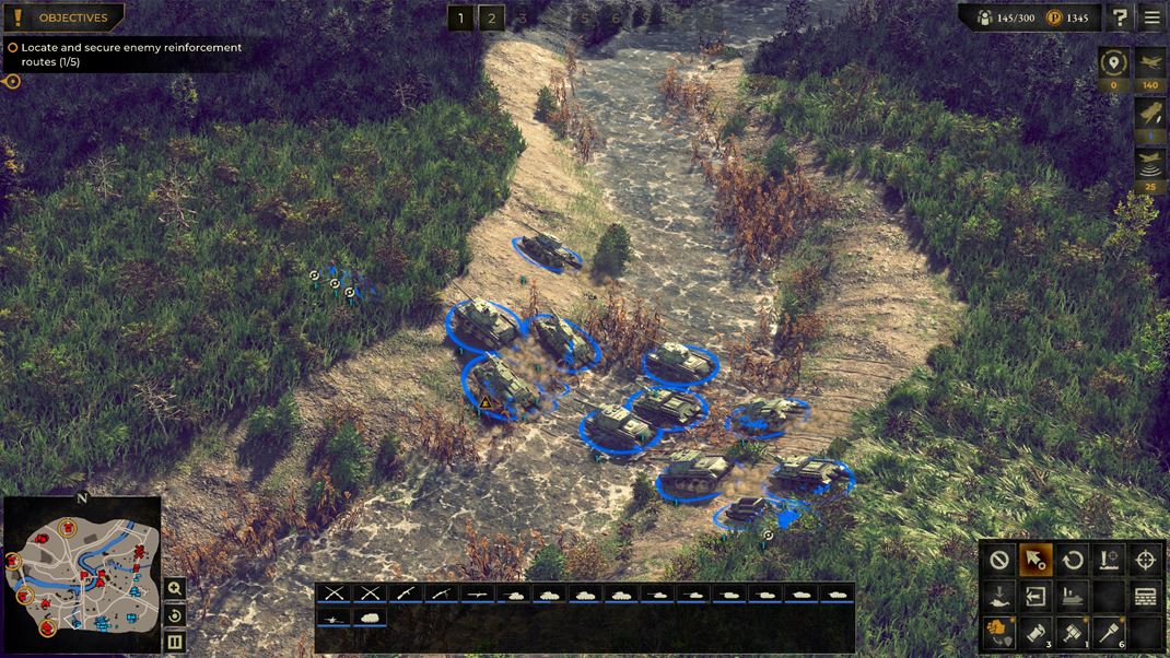 Sudden Strike 5 Na ur�it�ch miestach je mo�n� prebrodi� rieku, inde sa d� postavi� pont�nov� most.