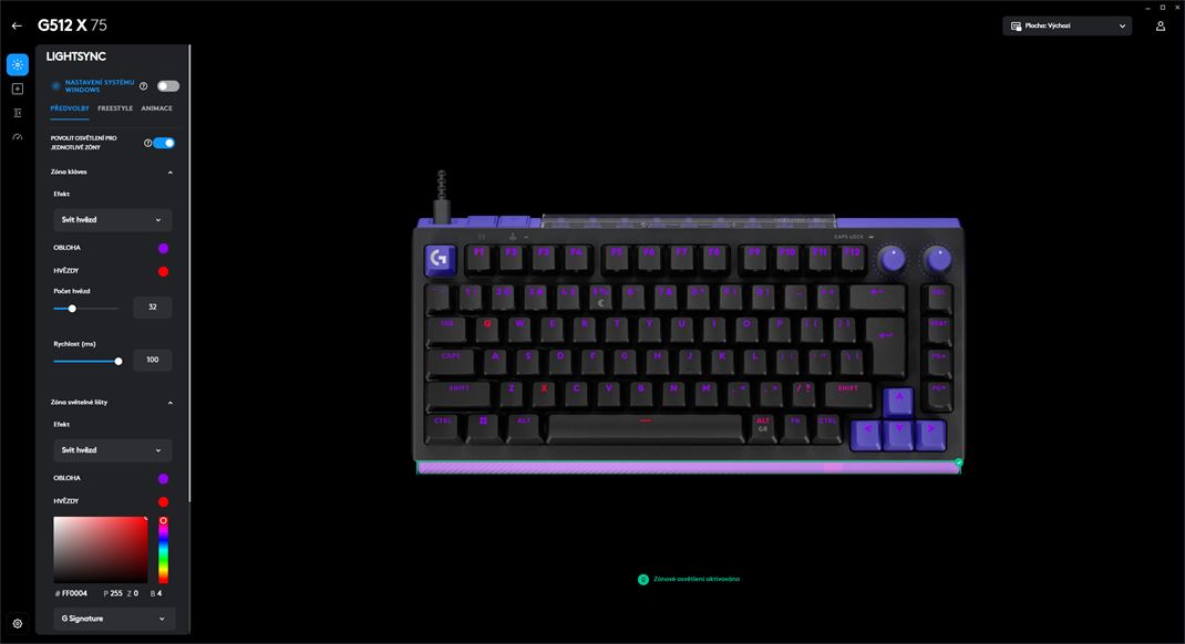 Logitech G512 X 75 hern� kl�vesnica