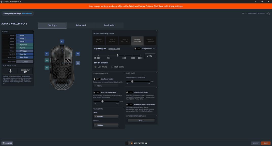 SteelSeries Aerox 3 Wireless Gen 2