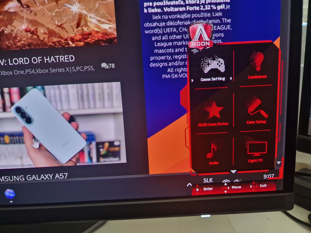 AOC AG326UZD2 - 4K/240Hz OLED