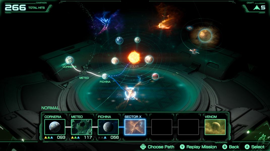 Star Fox Cesta hrou sa odv�ja od va�ej �ikovnosti aj splnen�ch ved�aj��ch �loh
