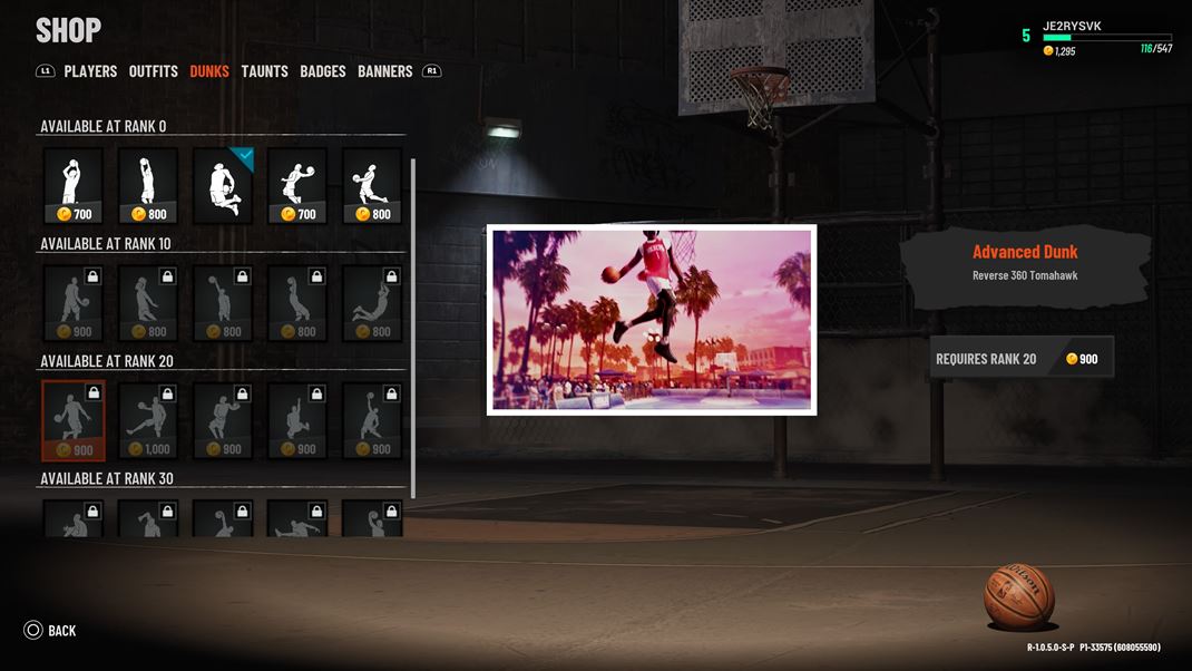 NBA The Run V�etky unlocky si treba zasl��i� tvrdou pr�cou.