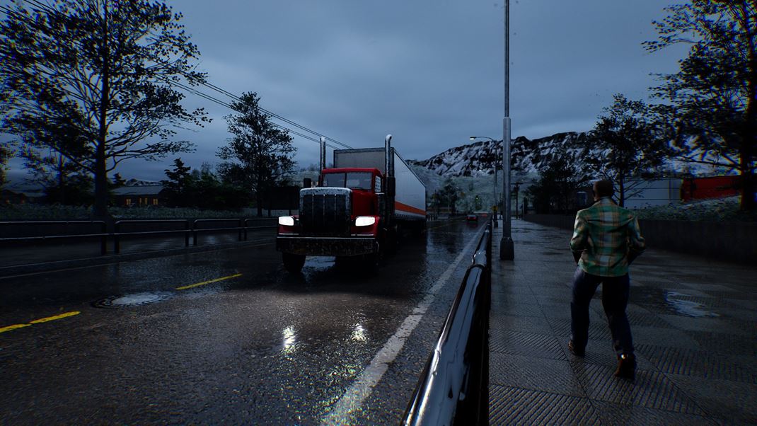 Truck Driver: The American Dream V noci je vidite�nos� ni��ia a hoci pr��, NPC to nevad�.