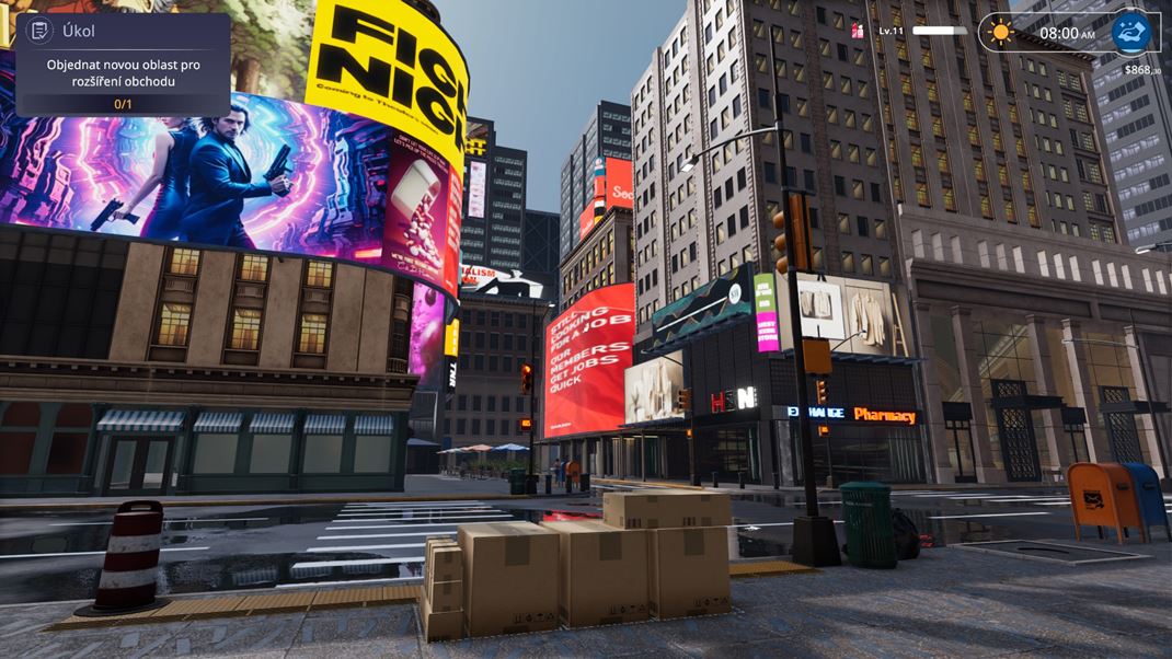 Beauty Store Simulator Tovar dorazil pred obchod. Niekedy máte chu� prebehnú� sa vonku a nie robi� biznis vo vnútri.