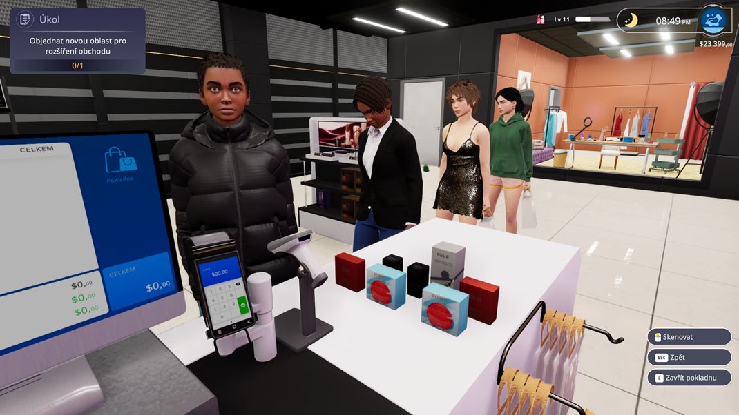Beauty Store Simulator Nakupujúci majú svoj vlastný �týl a v ich nakupovaní neh�adajte �iadnu logiku.