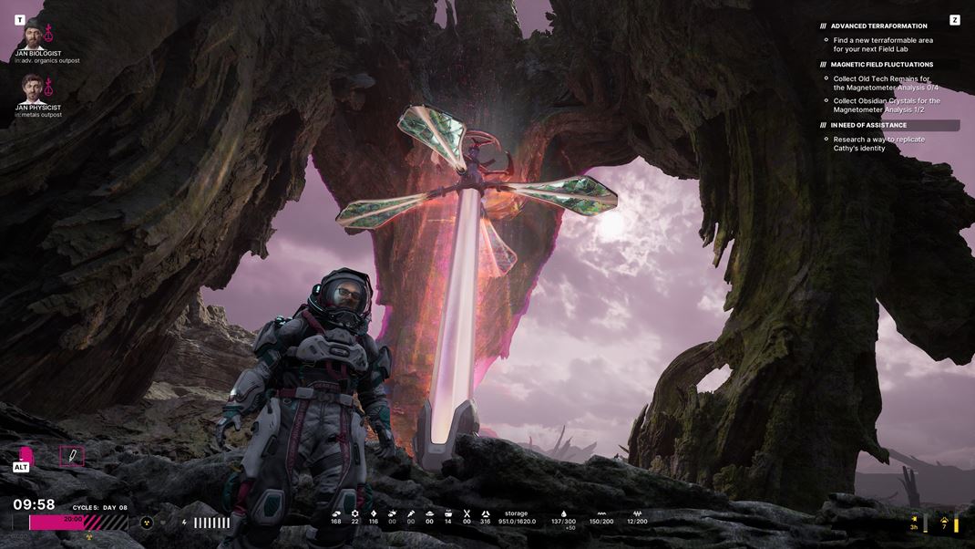 The Alters: Last Variable Teraformovacie ve�e menia ekosyst�m krajiny.