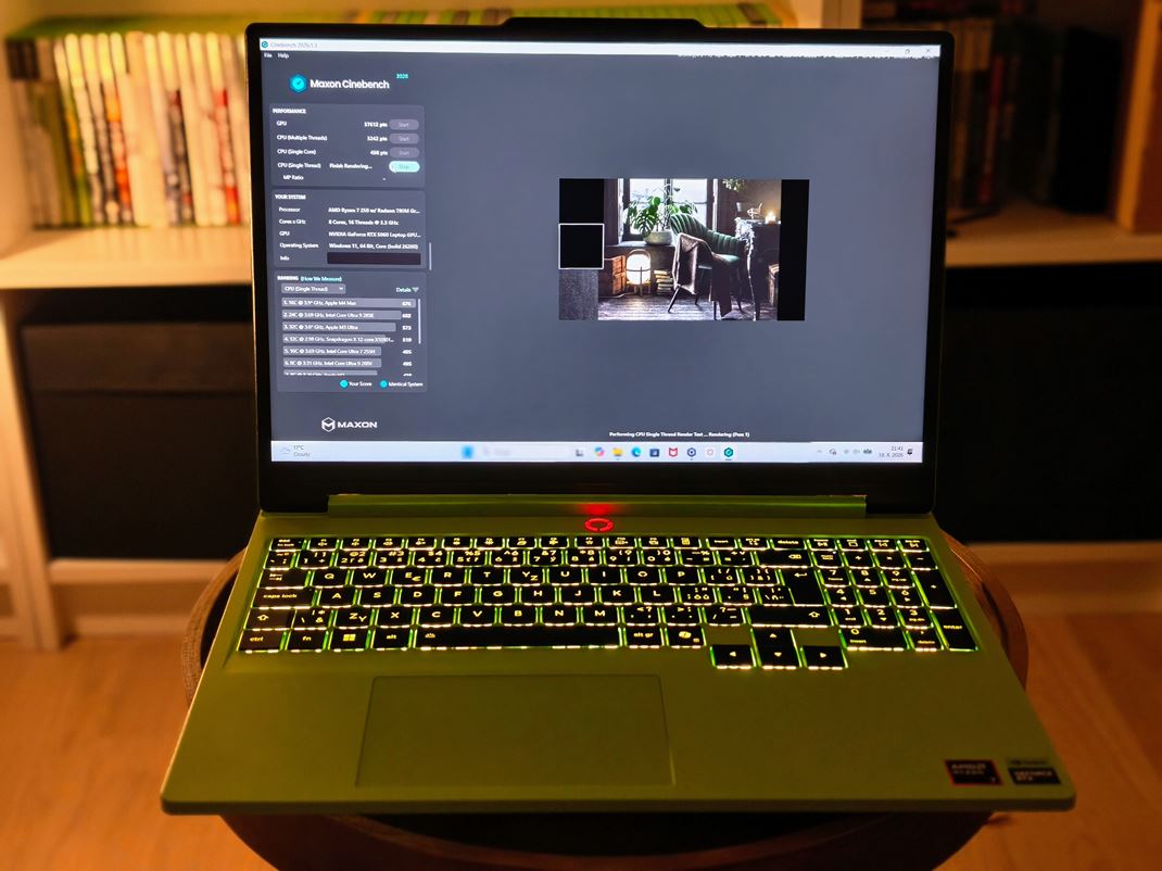 Lenovo LOQ 15AHP11 Surge Green  