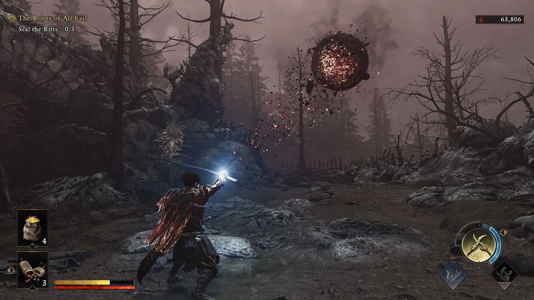 Onimusha: Way of the Sword Trhliny, odkia� prich�dzaj� gnema, mus�te ni�i�.