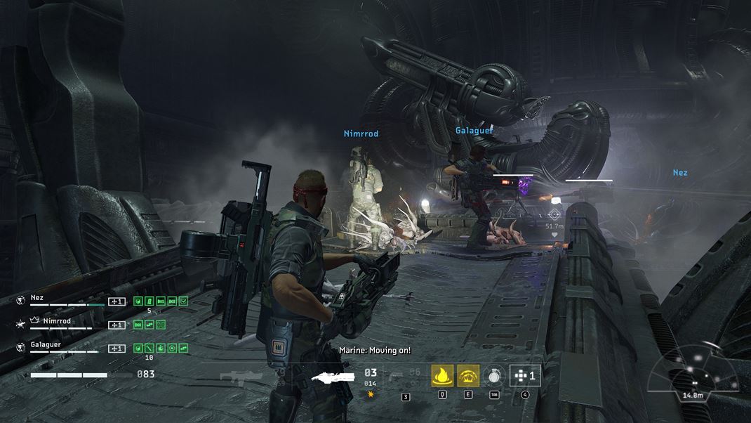 Aliens: Fireteam Elite 2 V lokalit�ch natraf�te na povedom� mot�vy.