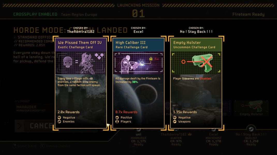 Aliens: Fireteam Elite 2 Hr��i si m��u misie s�a�i� alebo zjednodu�i� kartami s v�zvami.
