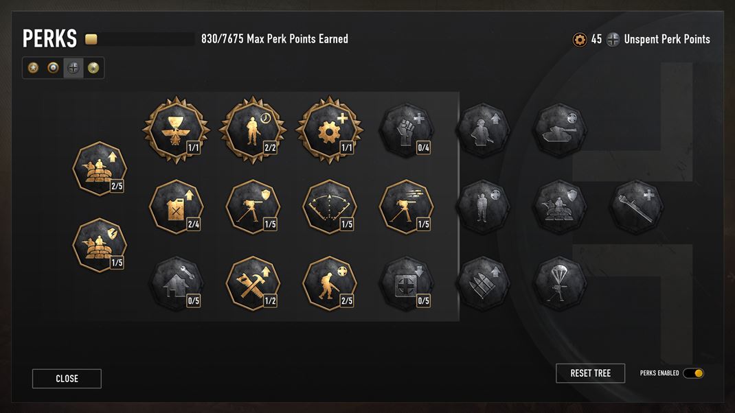 Company of Heroes 3: Final Stand Odmenou za �spechy s� predov�etk�m body na z�skanie nov�ch perkov.