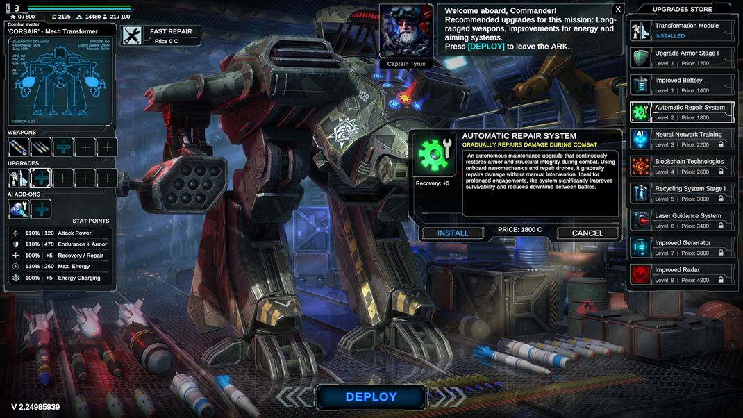 Warshift 2 Svojho hrdinu upgradujete a prikupujete mu zbrane a vylep�enia.