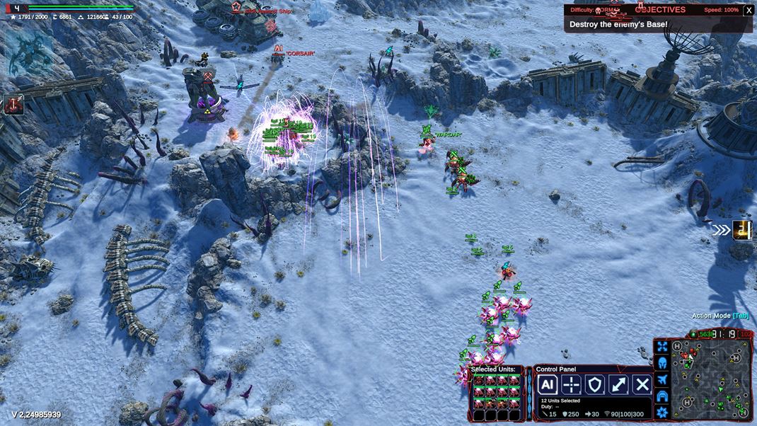 Warshift 2 Najviac si hru u�ijete na samostatn�ch map�ch s bojmi a v�stavbou.