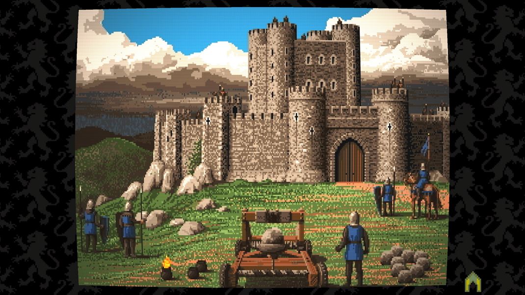 Defender of the Crown: The Legend Returns S��as�ou dob�jania s� pas�e s ostre�ovan�m hradn�ch m�rov.
