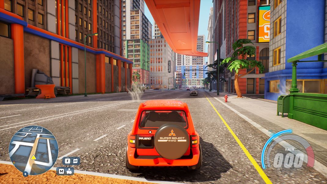 Hot Wheels Infinite Rush Be�ne jazd�te ulicami a cestami na ostrovoch.